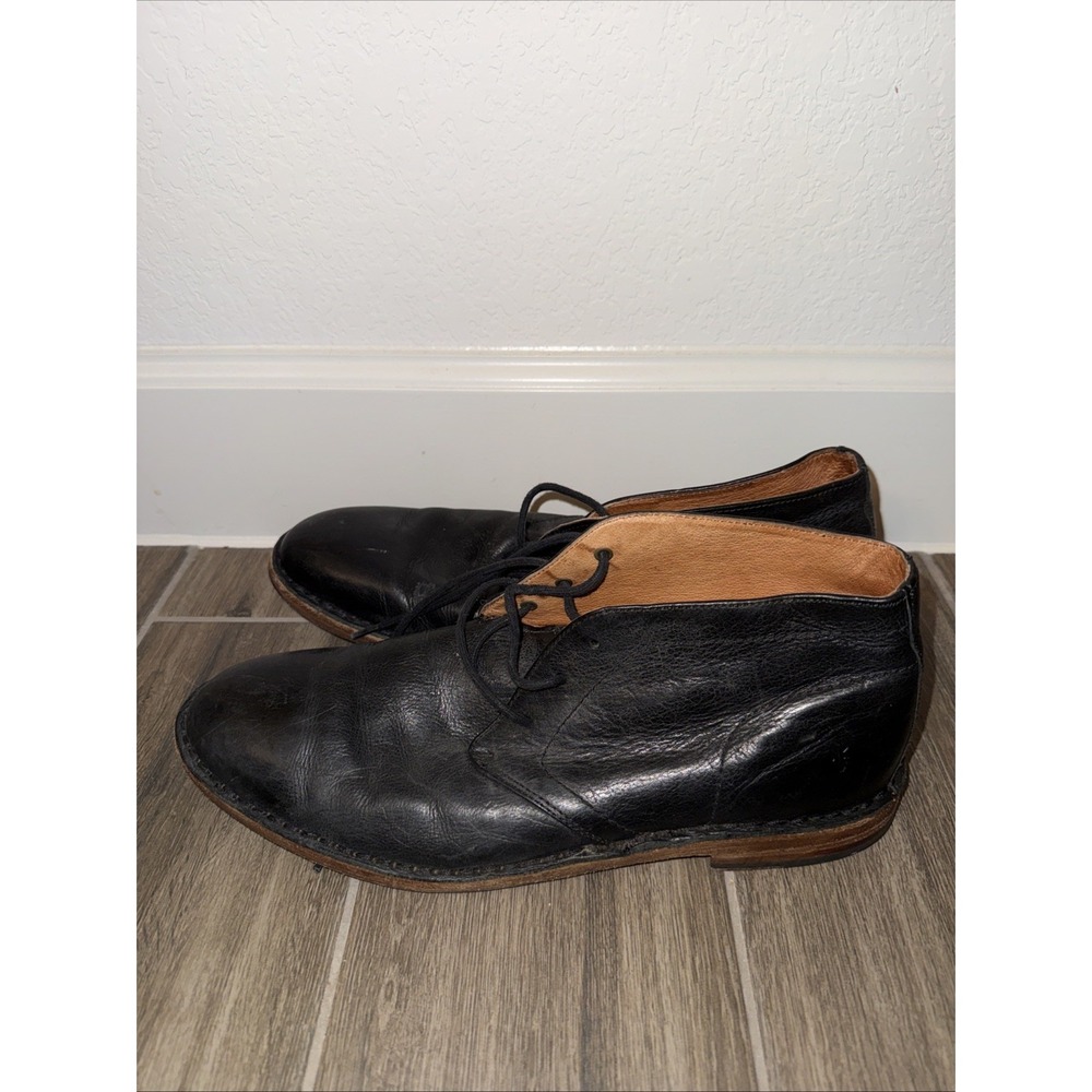 Frye Men's Laced Up Chukka Boots Size 10 Black Leather